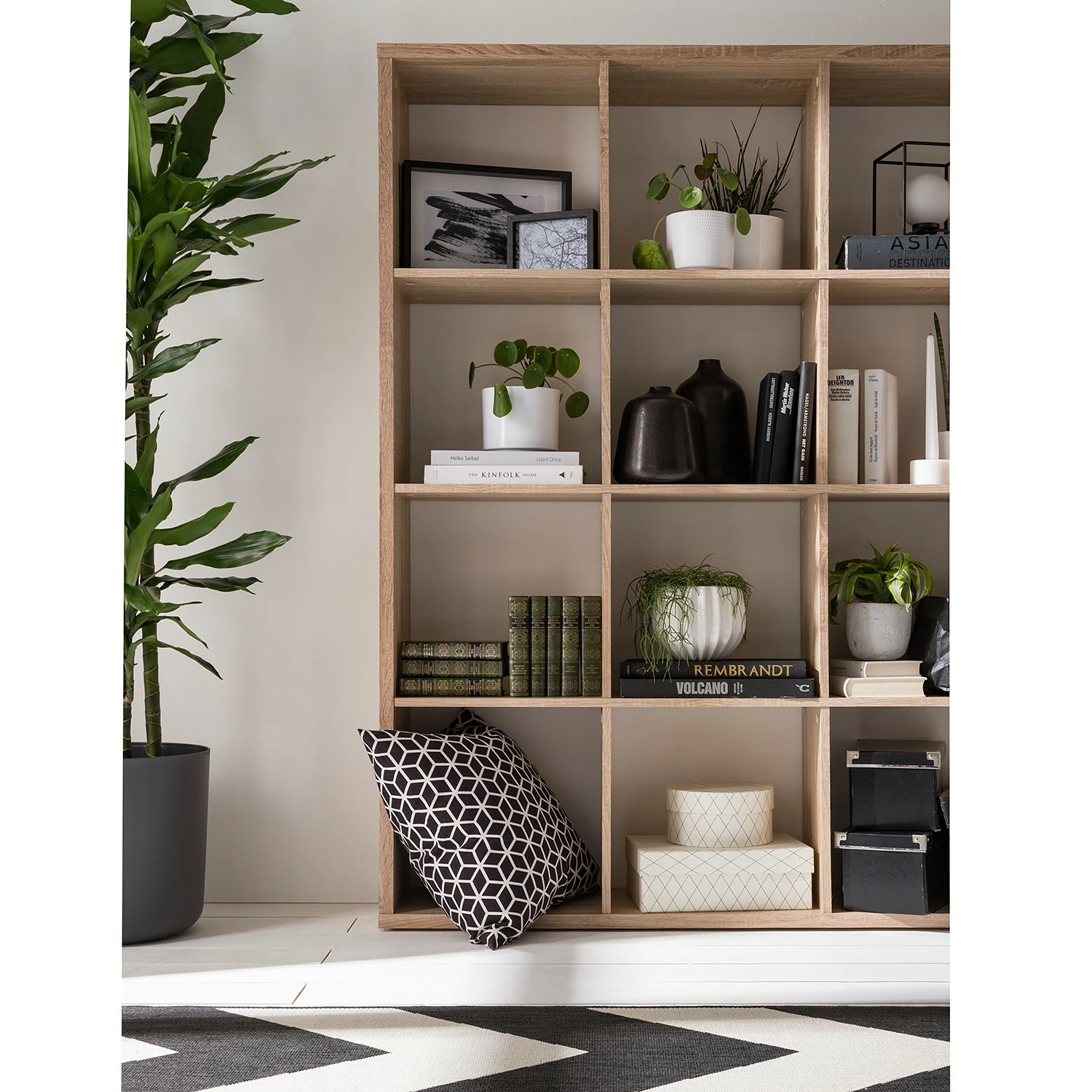 KiYDOO Regal Shelfy II - Eiche Sonoma Dekor - Breite: 158 cm 10 KiYDOO Regal Shelfy II - Eiche Sonoma Dekor - Breite: 158 cm – Bild 8