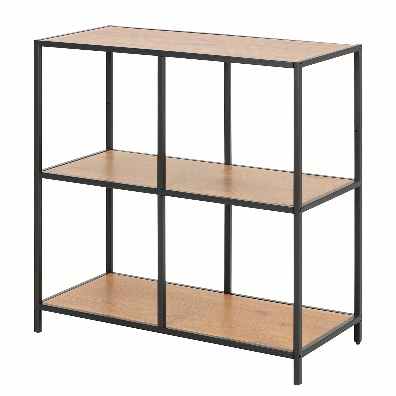 Red Living Regal Coogee VI - Wildeiche Dekor / Schwarz - Höhe: 78 cm 3 Red Living Regal Coogee VI - Wildeiche Dekor / Schwarz - Höhe: 78 cm