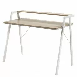 Norrwood Schreibtisch Heusy - Eiche Dekor / Weiß