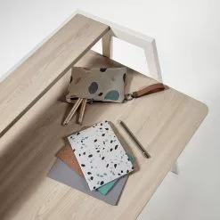 Norrwood Schreibtisch Heusy - Eiche Dekor / Weiß -Büromöbel Verkaufsgeschäft 1000176580 190612 11443700013 GALLERYIMAGES P000000001000176580