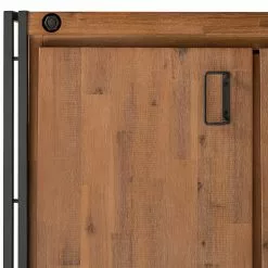 Ars manufacti Sideboard Manchester IV - Akazie massiv / Metall - Akazie / Anthrazit -Büromöbel Verkaufsgeschäft 1000176686 200115 06054700012 DETAILS P000000001000176686