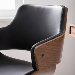 Studio Copenhagen Bürodrehstuhl Elzito - Kunstleder / Stahl - Schwarz / Chrom 18 Studio Copenhagen Bürodrehstuhl Elzito - Kunstleder / Stahl - Schwarz / Chrom -Büromöbel Verkaufsgeschäft 1000176721 190614 12071600104 GALLERYIMAGES P000000001000176721