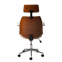 Fredriks Bürodrehstuhl Viiki - Kunstleder / Stahl - Weiß / Walnuss 18 Fredriks Bürodrehstuhl Viiki - Kunstleder / Stahl - Weiß / Walnuss -Büromöbel Verkaufsgeschäft 1000176727 201022 13191400030 DETAILS P000000001000176727 1