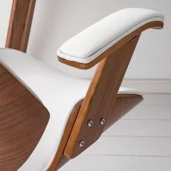 Fredriks Bürodrehstuhl Viiki - Kunstleder / Stahl - Weiß / Walnuss 23 Fredriks Bürodrehstuhl Viiki - Kunstleder / Stahl - Weiß / Walnuss -Büromöbel Verkaufsgeschäft 1000176727 210212 13383000014 DETAILS P000000001000176727 1