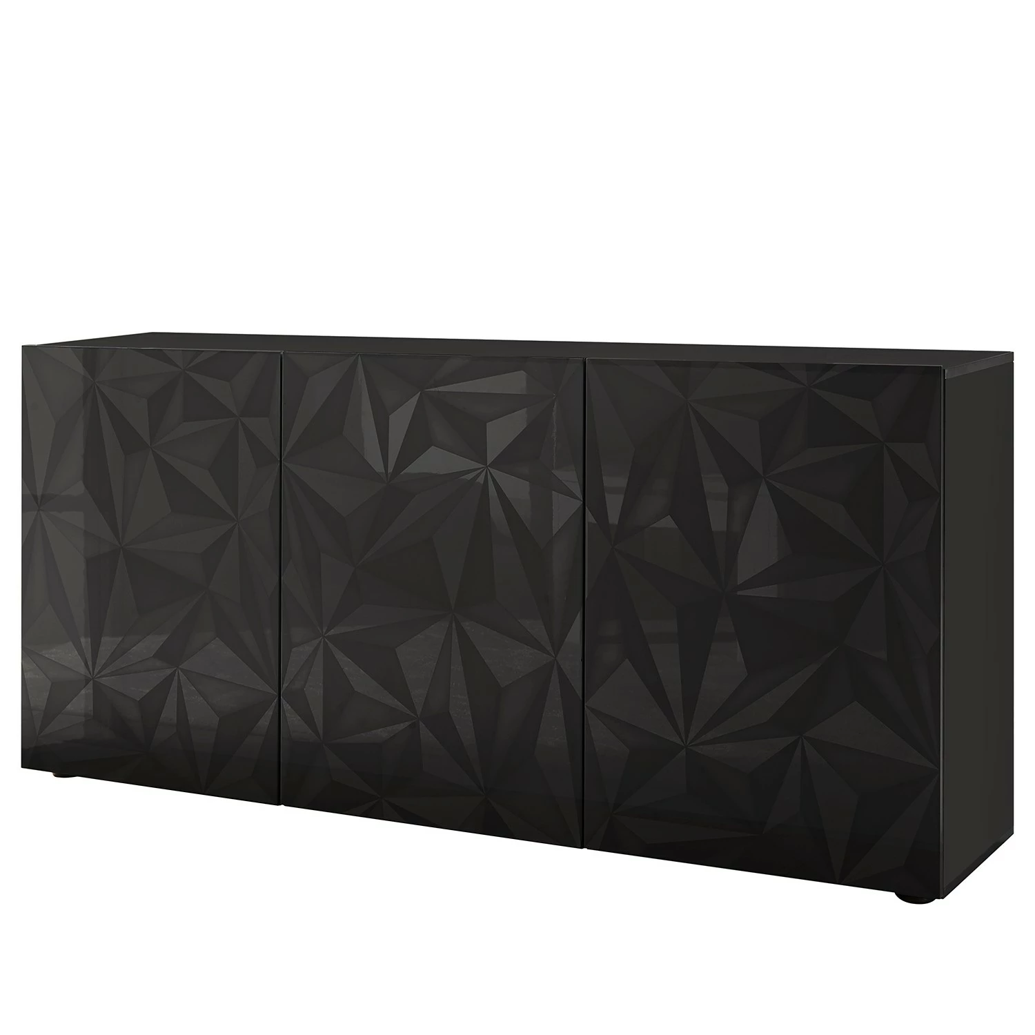 LC Spa Sideboard Prisma I - Hochglanz Anthrazit - Breite: 181 cm 3 LC Spa Sideboard Prisma I - Hochglanz Anthrazit - Breite: 181 cm