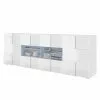 LC Spa Sideboard Dama III - Hochglanz Weiß -Büromöbel Verkaufsgeschäft 1000177736 190626 12404600048 IMAGE P000000001000177736