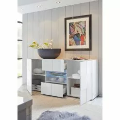 LC Spa Sideboard Dama II - Hochglanz Weiß -Büromöbel Verkaufsgeschäft 1000177744 190626 12404600080 MOOD GALLERYIMAGES P000000001000177744 mood