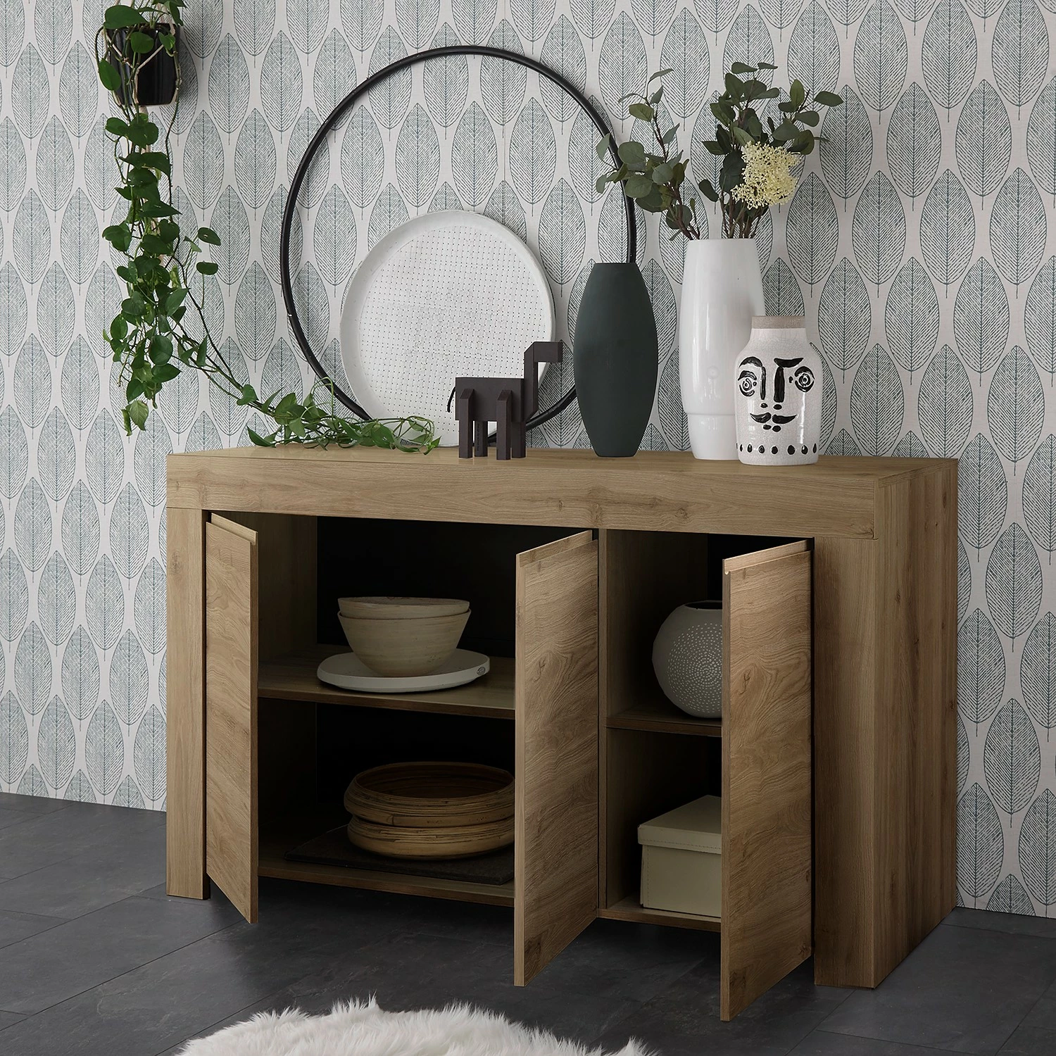 LC Spa Sideboard Firenze I - Eiche Dekor 5 LC Spa Sideboard Firenze I - Eiche Dekor – Bild 3