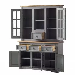 Maison Belfort Sideboard Finca Rustica - Kiefer massiv - Kiefer Grau -Büromöbel Verkaufsgeschäft 1000178029 200417 12540300008 DETAILS P000000001000178029