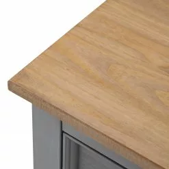 Maison Belfort Sideboard Finca Rustica - Kiefer massiv - Kiefer Grau -Büromöbel Verkaufsgeschäft 1000178029 200417 12540700013 DETAILS P000000001000178029