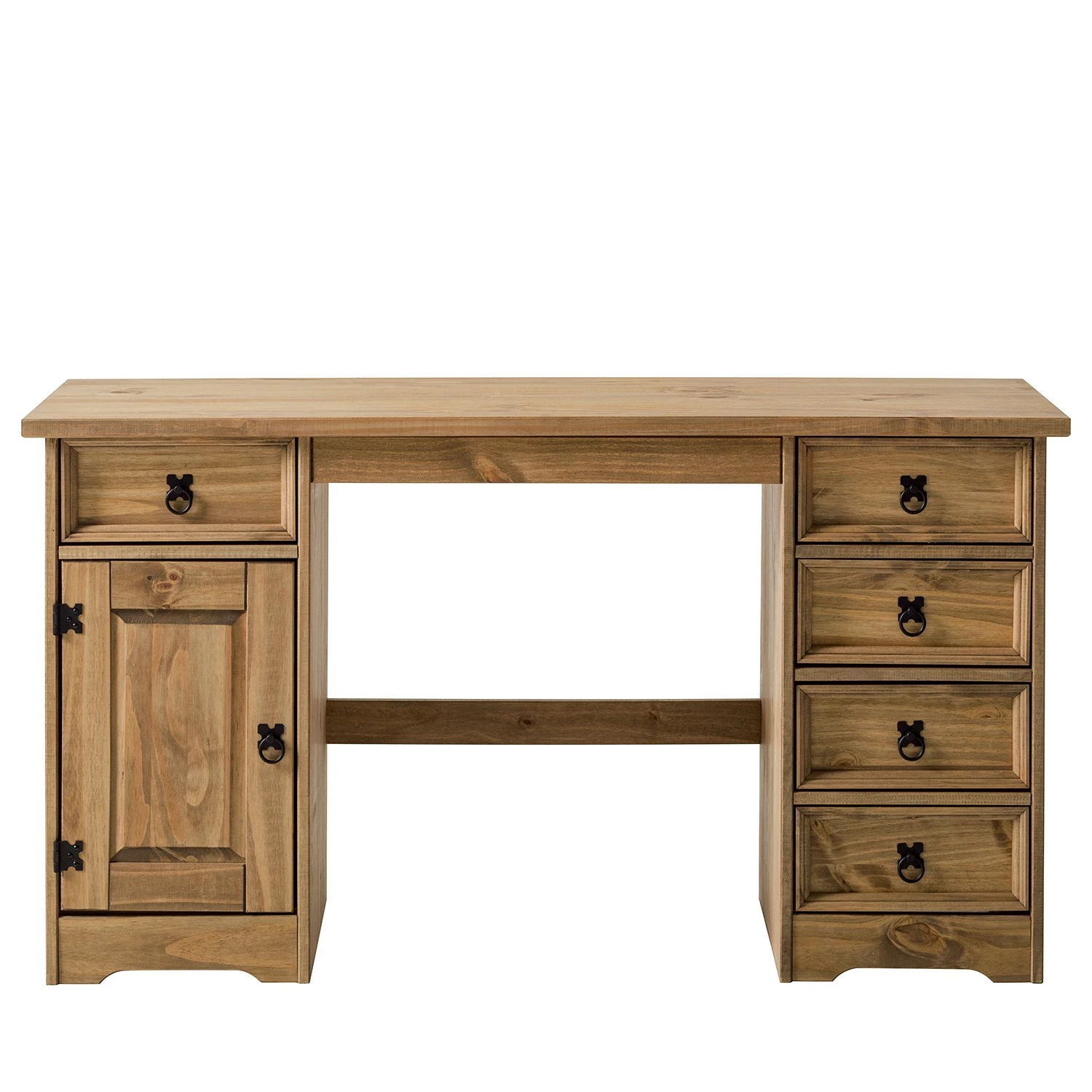 Maison Belfort Schreibtisch Finca Rustica I - Kiefer massiv - Kiefer Natur 5 Maison Belfort Schreibtisch Finca Rustica I - Kiefer massiv - Kiefer Natur – Bild 3