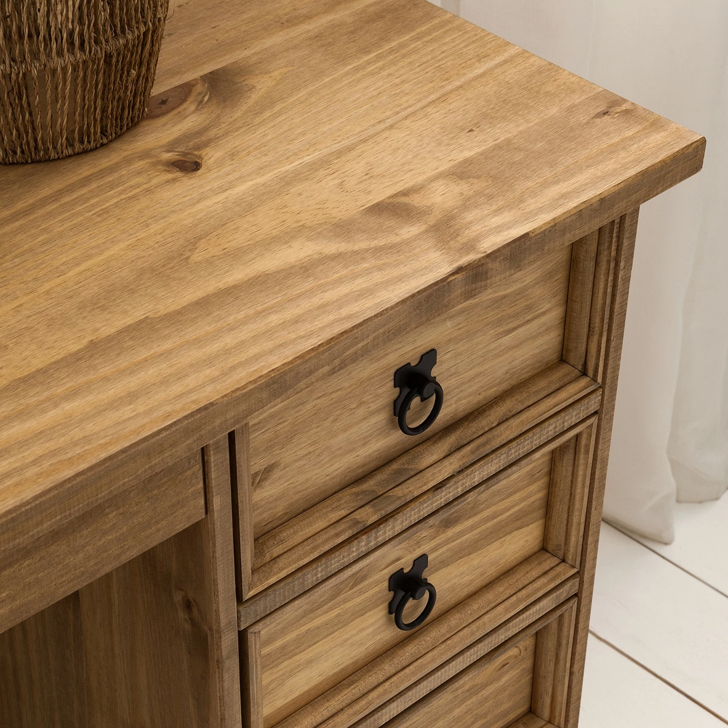 Maison Belfort Schreibtisch Finca Rustica I - Kiefer massiv - Kiefer Natur 15 Maison Belfort Schreibtisch Finca Rustica I - Kiefer massiv - Kiefer Natur – Bild 13