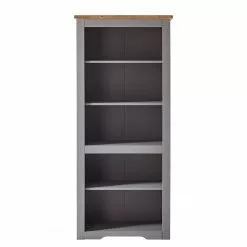 Maison Belfort Bücherregal Finca Rustica - Kiefer massiv - Kiefer Grau -Büromöbel Verkaufsgeschäft 1000178042 200417 12541400022 DETAILS P000000001000178042