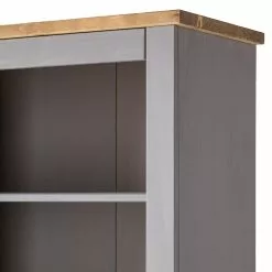 Maison Belfort Bücherregal Finca Rustica - Kiefer massiv - Kiefer Grau -Büromöbel Verkaufsgeschäft 1000178042 200417 12541600024 DETAILS P000000001000178042