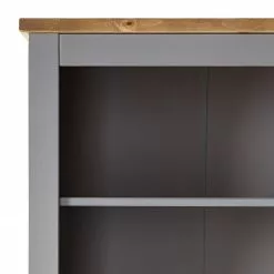 Maison Belfort Bücherregal Finca Rustica - Kiefer massiv - Kiefer Grau -Büromöbel Verkaufsgeschäft 1000178042 200417 12541700026 DETAILS P000000001000178042