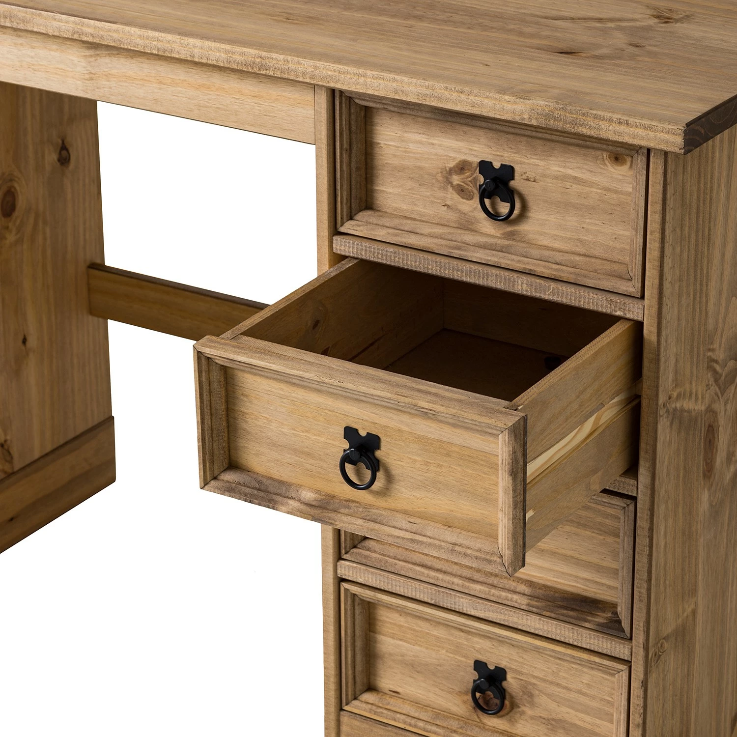 Maison Belfort Schreibtisch Finca Rustica II - Kiefer massiv - Kiefer Natur 9 Maison Belfort Schreibtisch Finca Rustica II - Kiefer massiv - Kiefer Natur – Bild 7