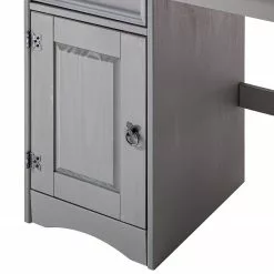 Maison Belfort Schreibtisch Finca Rustica I - Kiefer massiv - Kiefer Grau -Büromöbel Verkaufsgeschäft 1000178057 200422 06412200043 DETAILS P000000001000178057