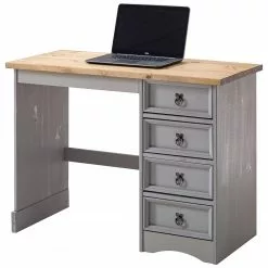 Maison Belfort Schreibtisch Finca Rustica II - Kiefer massiv - Kiefer Grau 21 Maison Belfort Schreibtisch Finca Rustica II - Kiefer massiv - Kiefer Grau -Büromöbel Verkaufsgeschäft 1000178064 200422 06412700049 DETAILS P000000001000178064