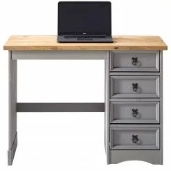 Maison Belfort Schreibtisch Finca Rustica II - Kiefer massiv - Kiefer Grau 22 Maison Belfort Schreibtisch Finca Rustica II - Kiefer massiv - Kiefer Grau -Büromöbel Verkaufsgeschäft 1000178064 200422 06412700050 DETAILS P000000001000178064