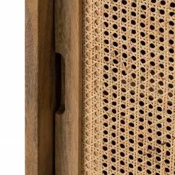 Ars manufacti Sideboard Vina I - Mango massiv / Wiener Geflecht - Mango / Schwarz -Büromöbel Verkaufsgeschäft 1000178078 200225 13061200018 DETAILS P000000001000178078