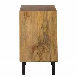 Ars manufacti Kommode Vina I - Mango massiv / Wiener Geflecht - Mango / Schwarz -Büromöbel Verkaufsgeschäft 1000178079 200225 13061300023 DETAILS P000000001000178079