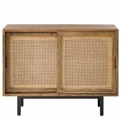 Ars manufacti Kommode Vina II - Mango massiv / Wiener Geflecht - Mango / Schwarz -Büromöbel Verkaufsgeschäft 1000178080 200323 13584200021 DETAILS P000000001000178080