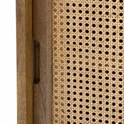 Ars manufacti Kommode Vina II - Mango massiv / Wiener Geflecht - Mango / Schwarz -Büromöbel Verkaufsgeschäft 1000178080 200323 13584700027 DETAILS P000000001000178080