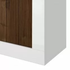 LC Spa Kommode Urbino - Nussbaum Dekor / Weiß -Büromöbel Verkaufsgeschäft 1000178451 201029 09040100728 DETAILS P000000001000178451