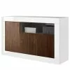 LC Spa Sideboard Urbino II - Nussbaum Dekor / Weiß 1 LC Spa Sideboard Urbino II - Nussbaum Dekor / Weiß -Büromöbel Verkaufsgeschäft 1000178456 201029 09060900763 IMAGE P000000001000178456