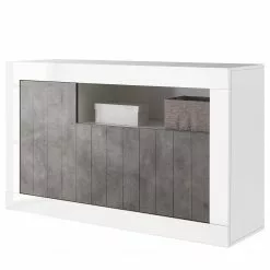 LC Spa Sideboard Urbino II - Beton Dekor / Weiß