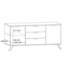 LC Spa Sideboard Palma I - Pero Dekor 12 LC Spa Sideboard Palma I - Pero Dekor -Büromöbel Verkaufsgeschäft 1000178602 190703 13284700013 SKETCH GALLERYIMAGES P000000001000178602 sketch