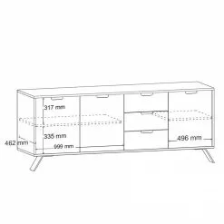 LC Spa Sideboard Palma III - Pero Dekor 10 LC Spa Sideboard Palma III - Pero Dekor -Büromöbel Verkaufsgeschäft 1000178604 190703 13284700021 SKETCH GALLERYIMAGES P000000001000178604 sketch