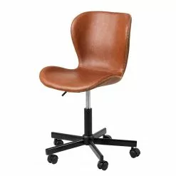 Mørteens Bürodrehstuhl Livaras - Kunstleder Aken: Vintage Cognac