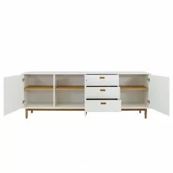 Tenzo Sideboard Svea III - Weiß / Eiche Dekor -Büromöbel Verkaufsgeschäft 1000179429 190724 06293600230 DETAILS P000000001000179429