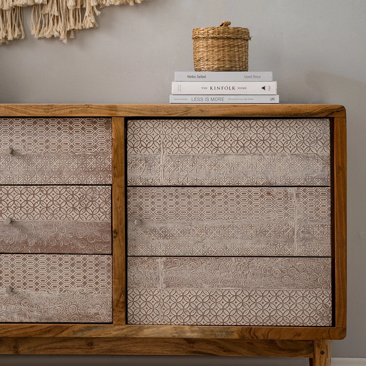 Ars manufacti Sideboard Buuda - Akazie massiv - Ecru / Akazie 5 Ars manufacti Sideboard Buuda - Akazie massiv - Ecru / Akazie – Bild 3