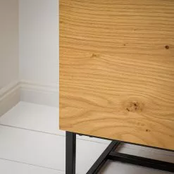 Ars Natura Sideboard Nozza II - Echtholzfurnier - Eiche / Schwarz -Büromöbel Verkaufsgeschäft 1000182814 200306 14374700005 MOOD DETAILS P000000001000182814 mood