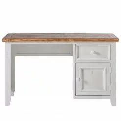 Maison Belfort Schreibtisch Balignton - Kiefer massiv - Weiß -Büromöbel Verkaufsgeschäft 1000183856 211116 12531100211 DETAILS P000000001000183856