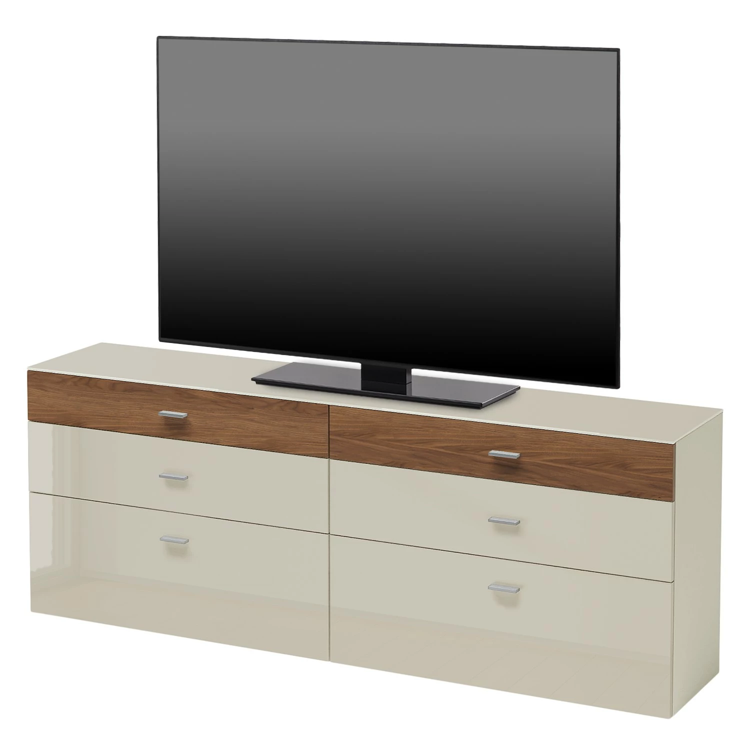 Now! by hülsta Sideboard now no. 14 - Hochglanz Saharagrau 3 Now! by hülsta Sideboard now no. 14 - Hochglanz Saharagrau