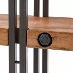 Ars manufacti Stufenregal Manchester - Akazie massiv / Metall - Akazie / Anthrazit -Büromöbel Verkaufsgeschäft 1000187007 200212 11301100006 DETAILS P000000001000187007