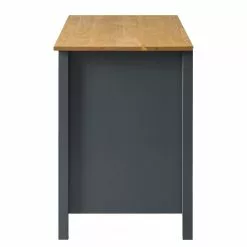 Maison Belfort Schreibtisch Rivery - Kiefer massiv - Anthrazit -Büromöbel Verkaufsgeschäft 1000187583 200205 11113400095 DETAILS P000000001000187583