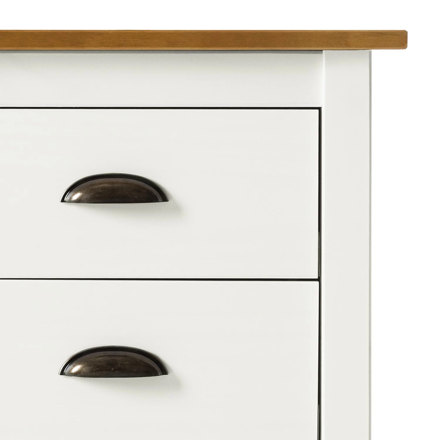 Maison Belfort Schreibtisch Rivery - Kiefer massiv - Weiß 16 Maison Belfort Schreibtisch Rivery - Kiefer massiv - Weiß – Bild 14