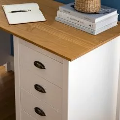 Maison Belfort Schreibtisch Rivery - Kiefer massiv - Weiß 27 Maison Belfort Schreibtisch Rivery - Kiefer massiv - Weiß -Büromöbel Verkaufsgeschäft 1000187585 200312 14522800042 DETAILS P000000001000187585