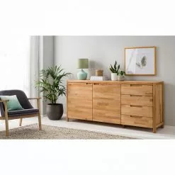Ars Natura Sideboard IvoWood - Buche massiv -Büromöbel Verkaufsgeschäft 1000188634 200227 06075100020 MOOD DETAILS P000000001000188634 mood