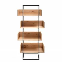 GWINNER Regal Style I - Echtholzfurnier / Metall - Eiche / Anthrazit -Büromöbel Verkaufsgeschäft 1000188718 190926 06084000013 DETAILS P000000001000188718