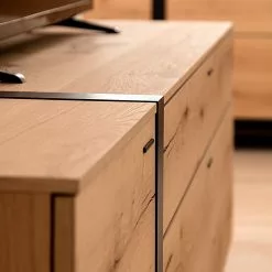 GWINNER Sideboard Style - Echtholzfurnier / Metall - Eiche / Anthrazit -Büromöbel Verkaufsgeschäft 1000188721 190926 06085100031 DETAILS P000000001000188721