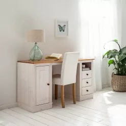 Maison Belfort Schreibtisch Lillehammer - Kiefer massiv - Kiefer Weiß / Kiefer Honig 27 Maison Belfort Schreibtisch Lillehammer - Kiefer massiv - Kiefer Weiß / Kiefer Honig -Büromöbel Verkaufsgeschäft 1000188926 200529 13375900001 MOOD DETAILS P000000001000188926 mood