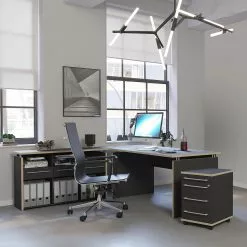 Germania Aktenregal Eugene - Anthrazit / Nussbaum Dekor -Büromöbel Verkaufsgeschäft 1000189458 191113 10262600010 MOOD DETAILS P000000001000189458 mood