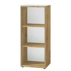 Germania Büroset Monteria IV (2-teilig) - Glas - Weiß / Eiche Navarra Dekor -Büromöbel Verkaufsgeschäft 1000189537 191022 12045200092 DETAILS P000000001000189537