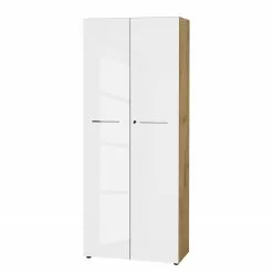 Germania Büroset Monteria III (2-teilig) - Glas - Weiß / Eiche Navarra Dekor -Büromöbel Verkaufsgeschäft 1000189538 191022 12045300100 DETAILS P000000001000189538