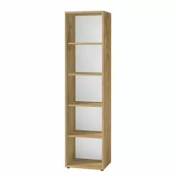 Germania Büroset Monteria III (2-teilig) - Glas - Weiß / Eiche Navarra Dekor -Büromöbel Verkaufsgeschäft 1000189538 191022 12045300101 DETAILS P000000001000189538